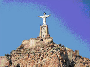 El cristo de Monteagudo en 1951