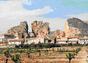 Panorámica antigua de Monteagudo